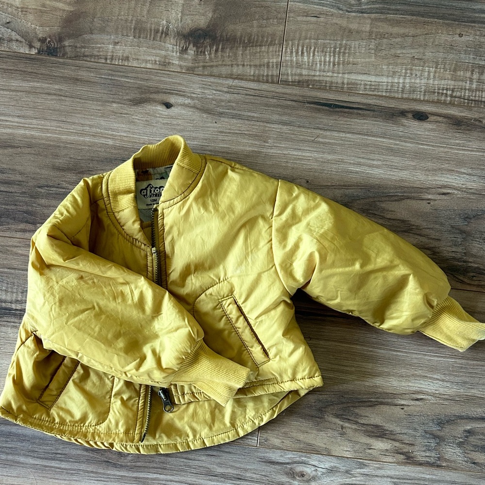 Puffy bomber jacket